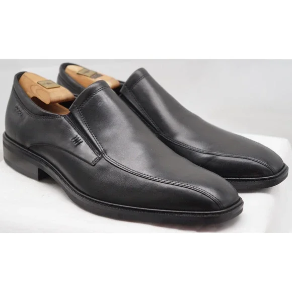 Ecco | Shoes | New Ecco Mens Dress Citytray Black Leather Slip On Loafer  Shoe 43 Us 95 | Poshmark